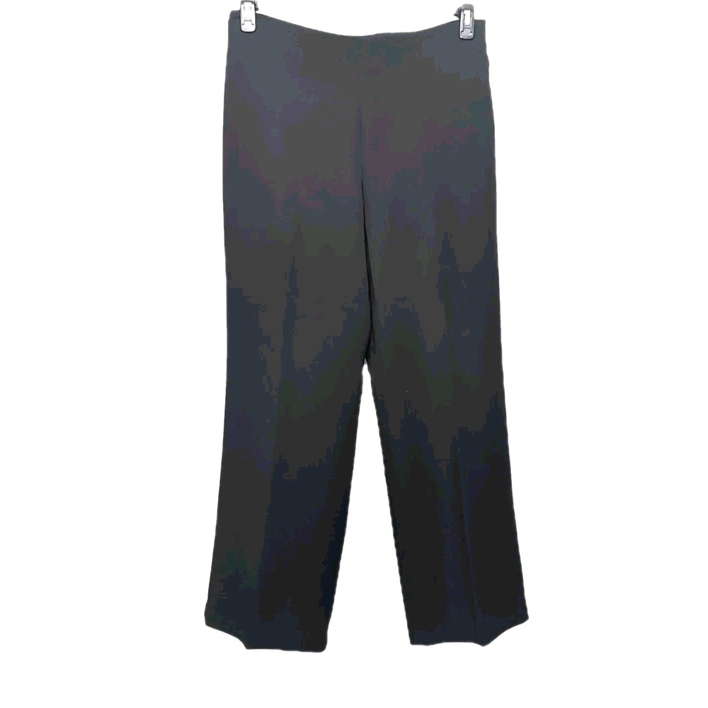 Talbots Hollywood Trousers Dress Pants Womens‎ 14 Black Side Zip Career Office